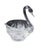 Traditional Vintage Cut Crystal Swan Candy Bowl For Sale - Image 3 of 5