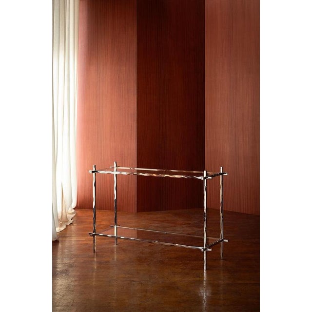 Geometric Fluide Side Table by Jennifer Midoz For Sale - Image 6 of 10