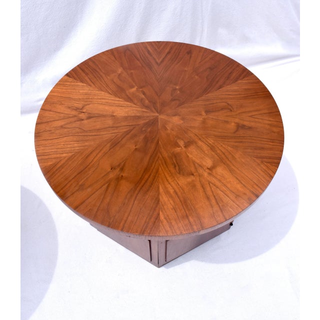 Wood 1960s Mid-Century Modern Hexagonal Walnut End Tables by Lane Furniture For Sale - Image 7 of 7