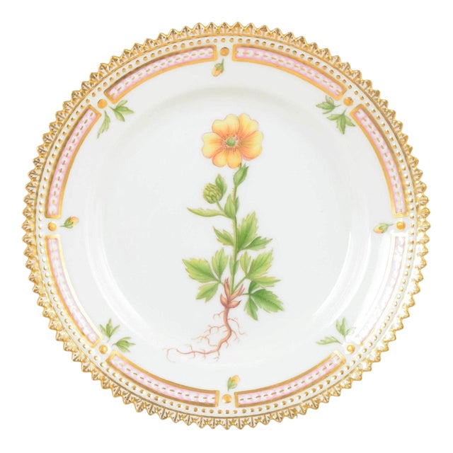 Flora Danica Side Plate in Porcelain from Royal Copenhagen, 1964 For Sale