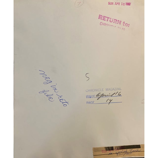 Figurative 1970s Waldine Tauch Sculpture Photograph For Sale - Image 3 of 3