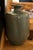 Vintage Large Mottled Moss & Chestnut Speckled Glazed Bottle Vase (14") For Sale - Image 15 of 18