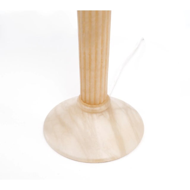 Stone Classical Greek Alabaster Table Lamps, Spain, 1970s, Set of 2 For Sale - Image 7 of 10