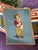 Vintage Handmade Needlepoint Textile Art - Child With Dog For Sale - Image 4 of 7