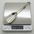 Silver Vintage Italian Handmade Genuine Silver Sugar Spoon With Flower Design, Made in Tuscany (Arezzo) For Sale - Image 8 of 9