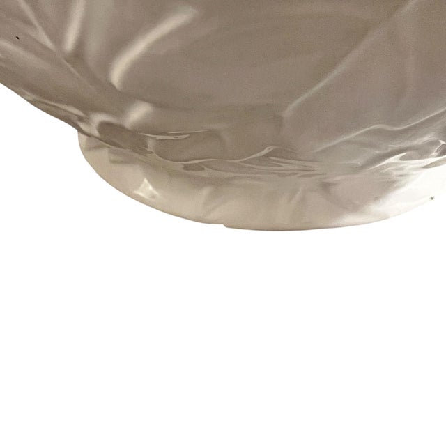 Late 20th Century Vintage Traditional White Ironstone Acorns and Leaves Soup Tureen For Sale - Image 5 of 9