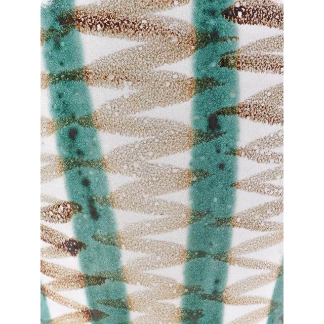 Green Vintage Ceramic Vase by Robert Picault, 1960s For Sale - Image 8 of 10