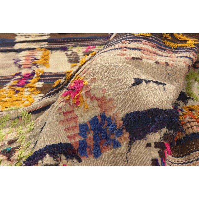 Vintage Taznakht Glaoui Moroccan Rug, 03'10 X 11'03 For Sale In Dallas - Image 6 of 10