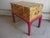 Vintage English Style hinged top box on stand. Features stunning high quality Circassian burlwood veneer to all four sides...