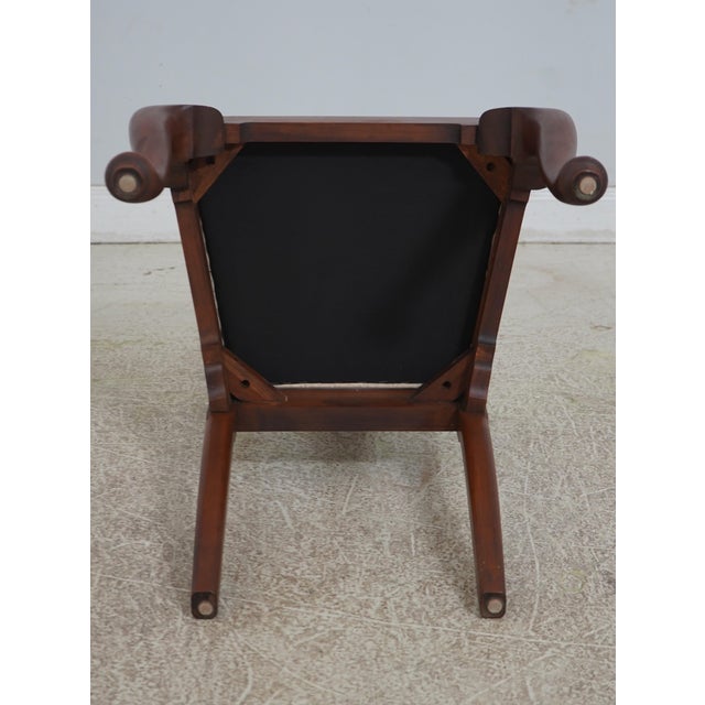 Set of 8 Henkel Harris Cherry Dining Room Chairs For Sale - Image 11 of 12