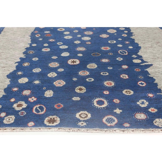 Modern Flen Swedish-Inspired Abstract Pile Wool Rug by Doris Leslie Blau For Sale In New York - Image 6 of 7