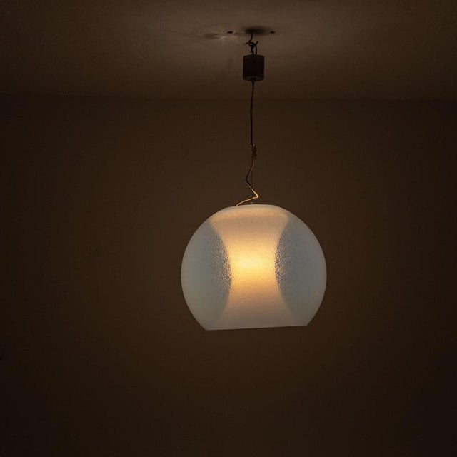 Glass Pendant Lamp from AV Mazzega, 1970s For Sale - Image 3 of 9