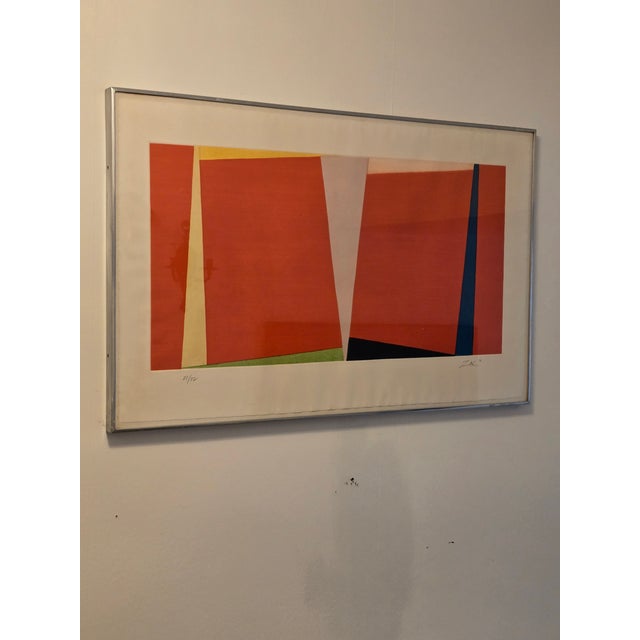 Vintage Mid Century Modern Abstract Lithograph Zox For Sale In New York - Image 6 of 12