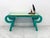 Postmodern Hand Painted Faux Malachite Console / Desk, Alessandro, Baker, 1980's For Sale - Image 3 of 11