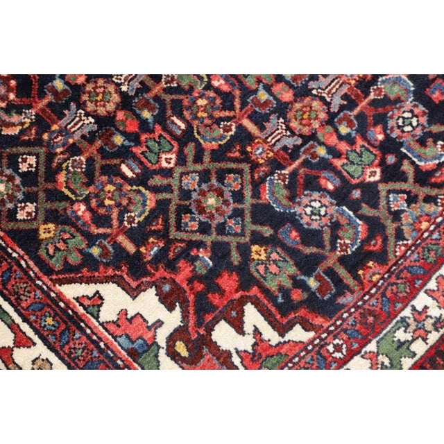 Hamadan Rug with Herati Pattern For Sale - Image 6 of 10