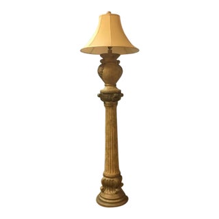 Plaster Floor Lamp For Sale
