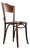 Moustache Back Dining Chair in Dark Oak Bentwood from Ton, 1970s For Sale