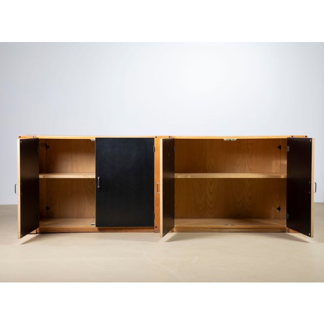 An exceptional and highly architectural modernist sideboard (credenza), designed by the acclaimed Venetian architects...