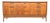 Sculptural Mid-Century Walnut 9-Drawer Dresser in Danish Modern Style For Sale