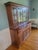 J.B. Van Sciver Company 1971 Pennsylvania House Solid Cherry Colonial China Cabinet Hutch (Van Sciver Retailer) For Sale - Image 4 of 15