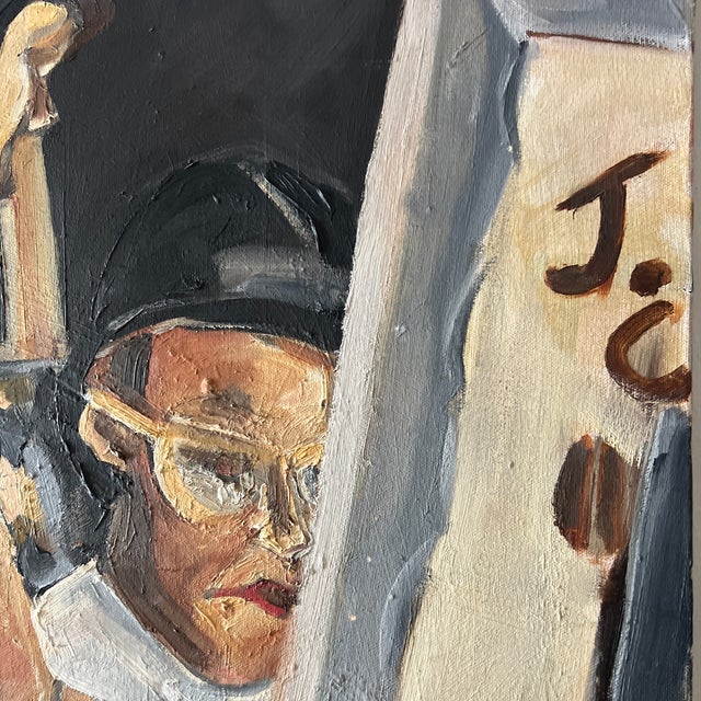 Oil on Canvas Modern Impressionist American Artist Titled Artist’s Dream Unframed Signed Jenna Coleman For Sale - Image 11 of 11