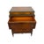 Wood Antique 4-Drawer Wood Tallboy Chest of Drawers With Painted Accents For Sale - Image 7 of 14