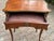 1860 French Artisan Louis XV Brown Marquetry Center Table-1 Pc For Sale - Image 11 of 17