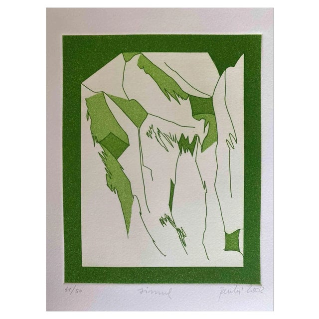 Achille Perilli, Motetti, Etching, 2002 For Sale