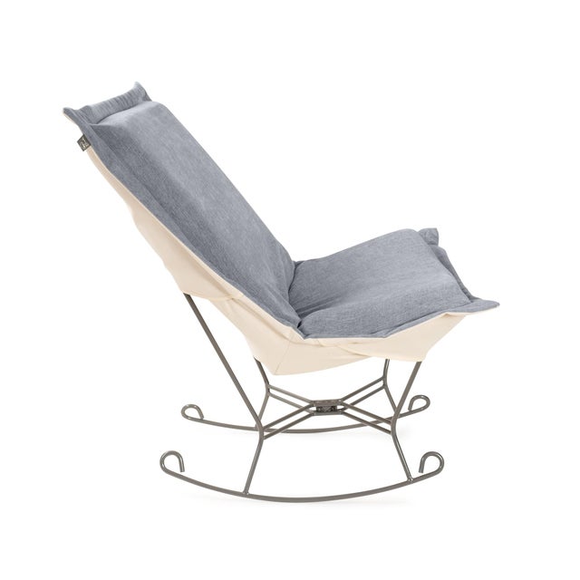 Contemporary Komodo Breeze Puff Rocker and Frame For Sale - Image 3 of 7