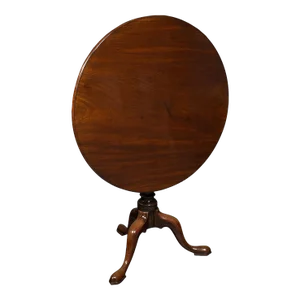 1820s Regency Antique Tilt Top Table, English, Side, Lamp, Breakfast