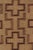 Vintage Tuareg Square Rug in Brown and Red With Geometric Patterns - Rug & Kilim For Sale In New York - Image 6 of 9