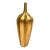 Oversize Accolade Gold Leaf Floor Vase Fiberglass Resin Modern For Sale