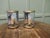 A Pair of small French Brass Convex Wall Lanterns A lovely pair, these small lights each have 1 bulb with a mirror behind...
