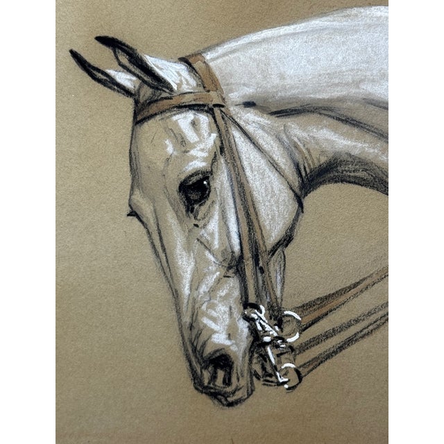 Large British Sporting Painting “Hare Seeds Gentlemen! Hare Seeds With the Quorn Hunt” Tom Firr Huntsman on Grey Whitelegs by Basil Nightingale C1895 For Sale - Image 4 of 18