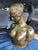 Life size Female bronze nude by John DeStefano. Signed lower left. Gorgeous detail to this beautiful bust including its...