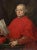 Unknown, Cardinal with Missive, 17th Century, Oil on Canvas For Sale - Image 5 of 5