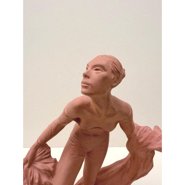 Mercedes Dassy Dancer Sculpture in Terracotta by Marc Dautry, France, 1990, in Very Good conditions. Designed 1990 to 1999...