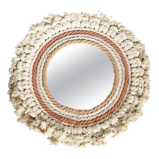 21st Century Mirror with Fabric Frame, France For Sale