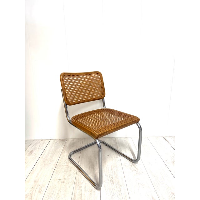 1970s Model B32 Cesca Chairs by Marcel Breuer for Thonet, 1970s, Set of 4 For Sale - Image 5 of 18