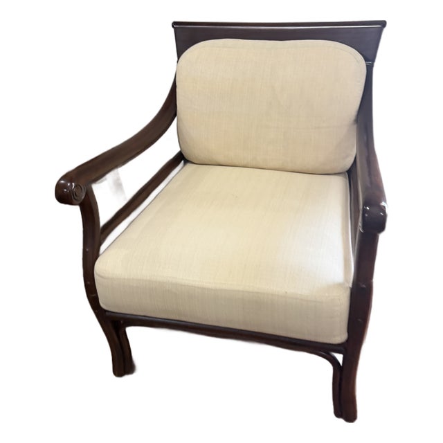 1980s Palecek Lounge Chair For Sale