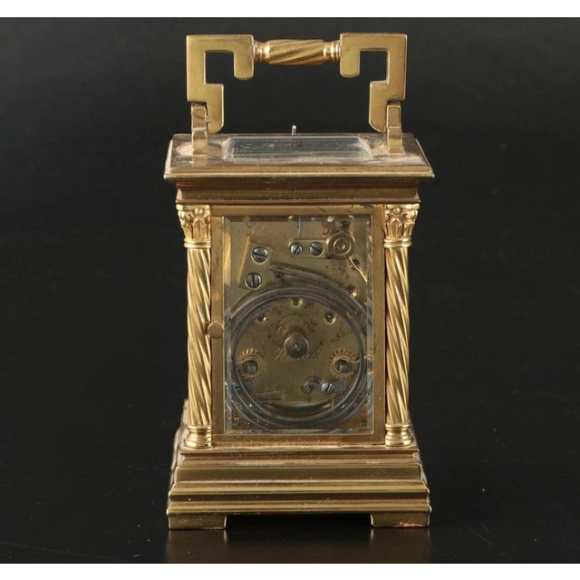This listing is for a gorgeous antique French carriage clock. This clock is a very high quality piece. It is a smaller...