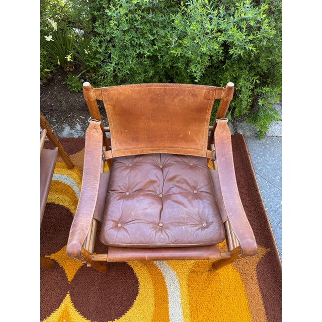 Arne Norell Mid-Century Sirocco Safari Armchair by Arne Norell, 1960s For Sale - Image 4 of 13
