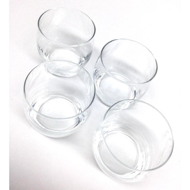 Glass Vintage Single Old Fashioned Glasses - Set of 4 For Sale - Image 7 of 7
