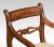 Set of Regency Mahogany Carver Armchairs For Sale - Image 6 of 7