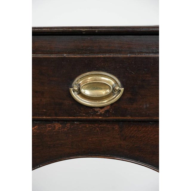 Antique English Side Table in Oak, 18th Century For Sale - Image 10 of 18