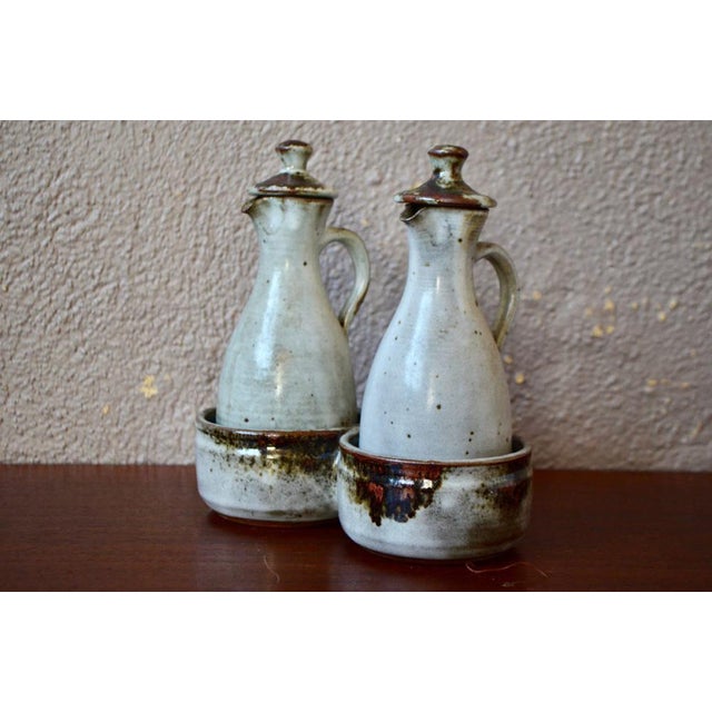 Brutalist Chantal and Thierry Robert Ceramic Set, 1960s, Set of 3 For Sale - Image 3 of 17