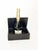 1950s Black Embossed Leather Box, France, 1950s For Sale - Image 5 of 12