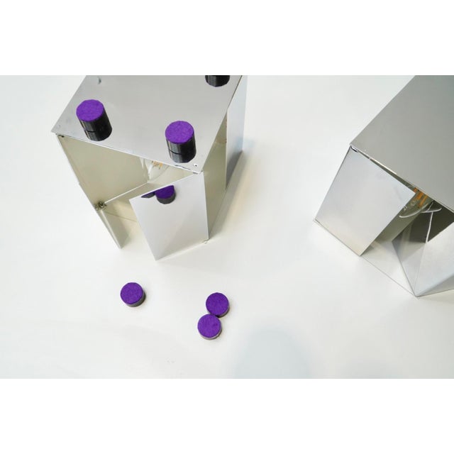 Kinetic Table Lamp Model 3H in Chrome by Paolo Tilche for Sirrah, Italy, 1970s For Sale - Image 7 of 17