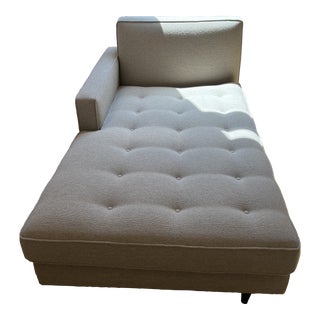 Room & Board Mid Century Style Chaise For Sale