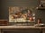 A vintage heavily textured still life executed in an expressive, impasto-driven style. It is a wonderfully tactile,...